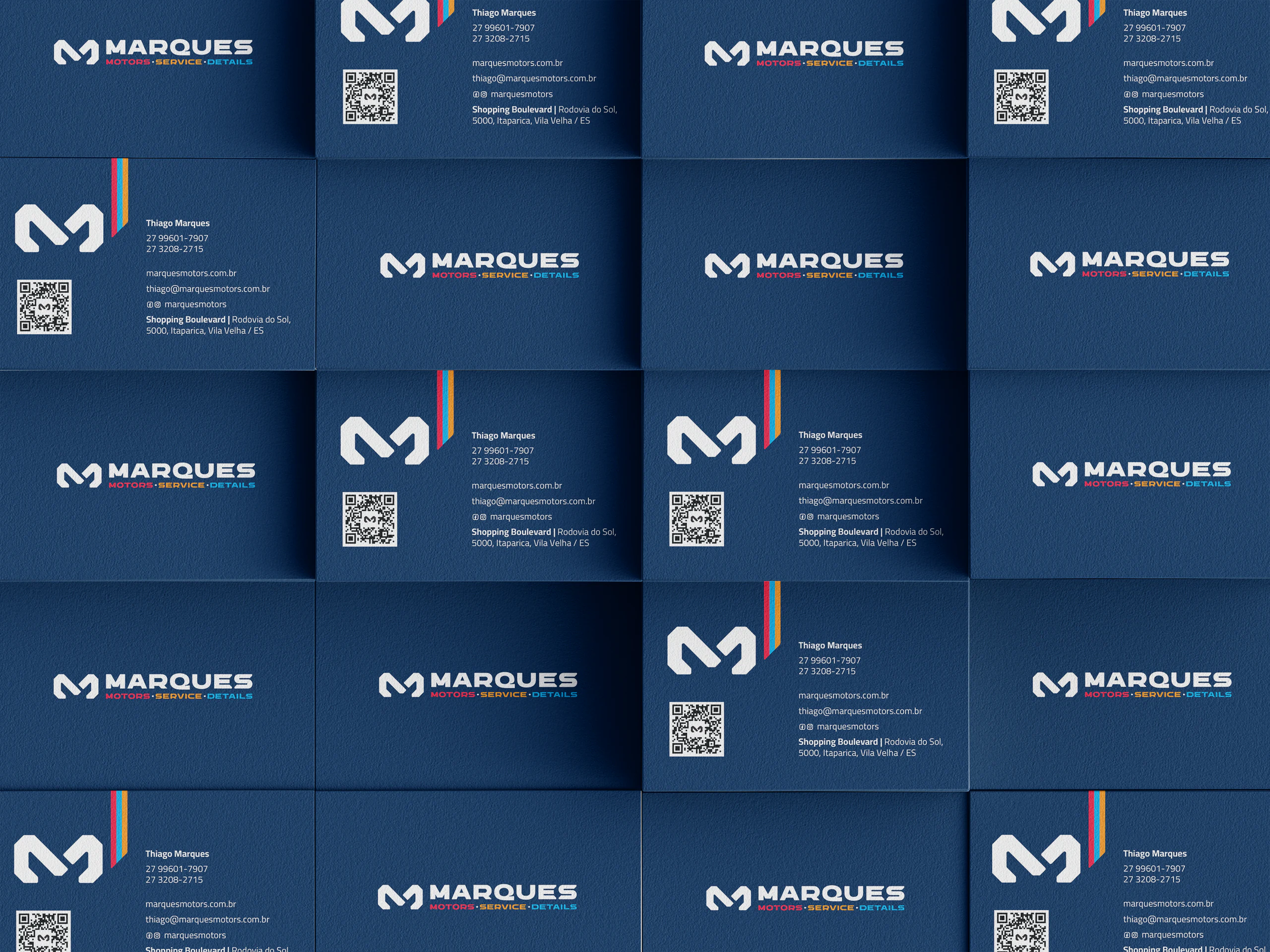 Cartões de visita da Marques Motors