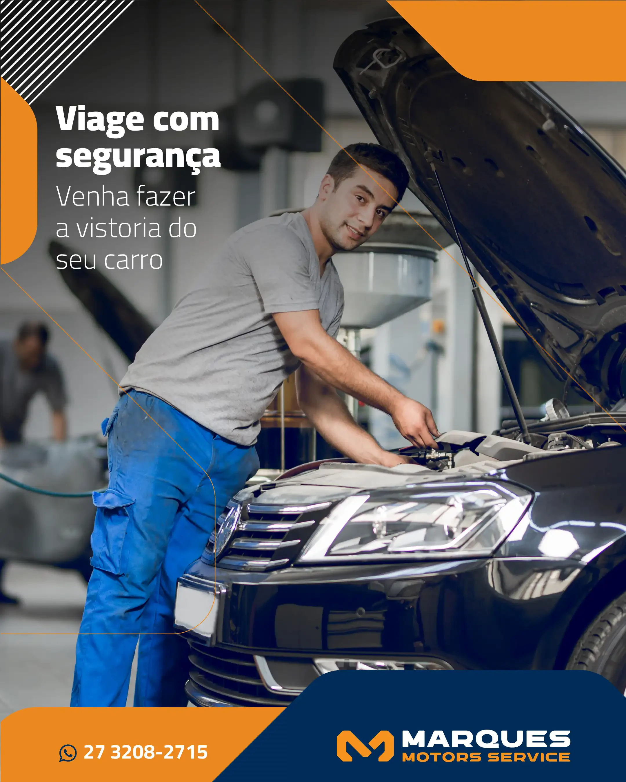 Post da Marques Service convidando para a vistoria do carro