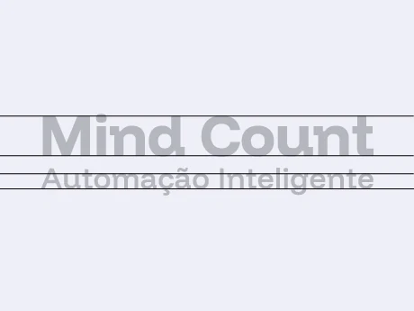 Construção do logotipo Mind Count