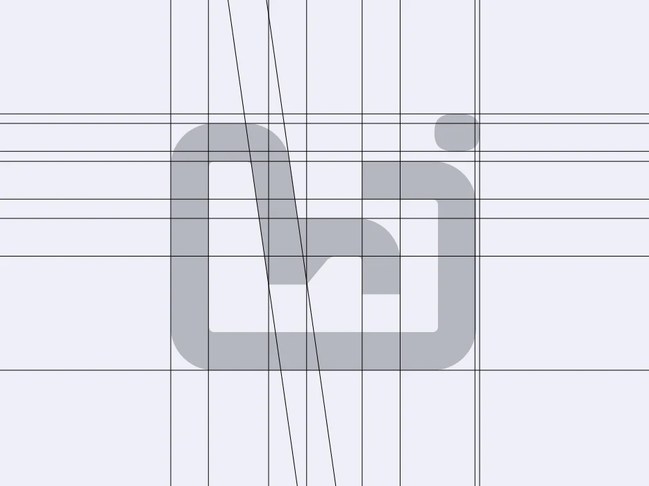 Grid de construção do símbolo da Mind Count